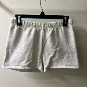 Aritzia TNA Light Gray Athletic Shorts